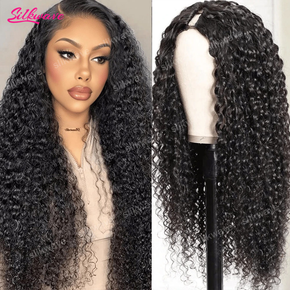 Sewing V - 30 Inch Curly V Part Wig
