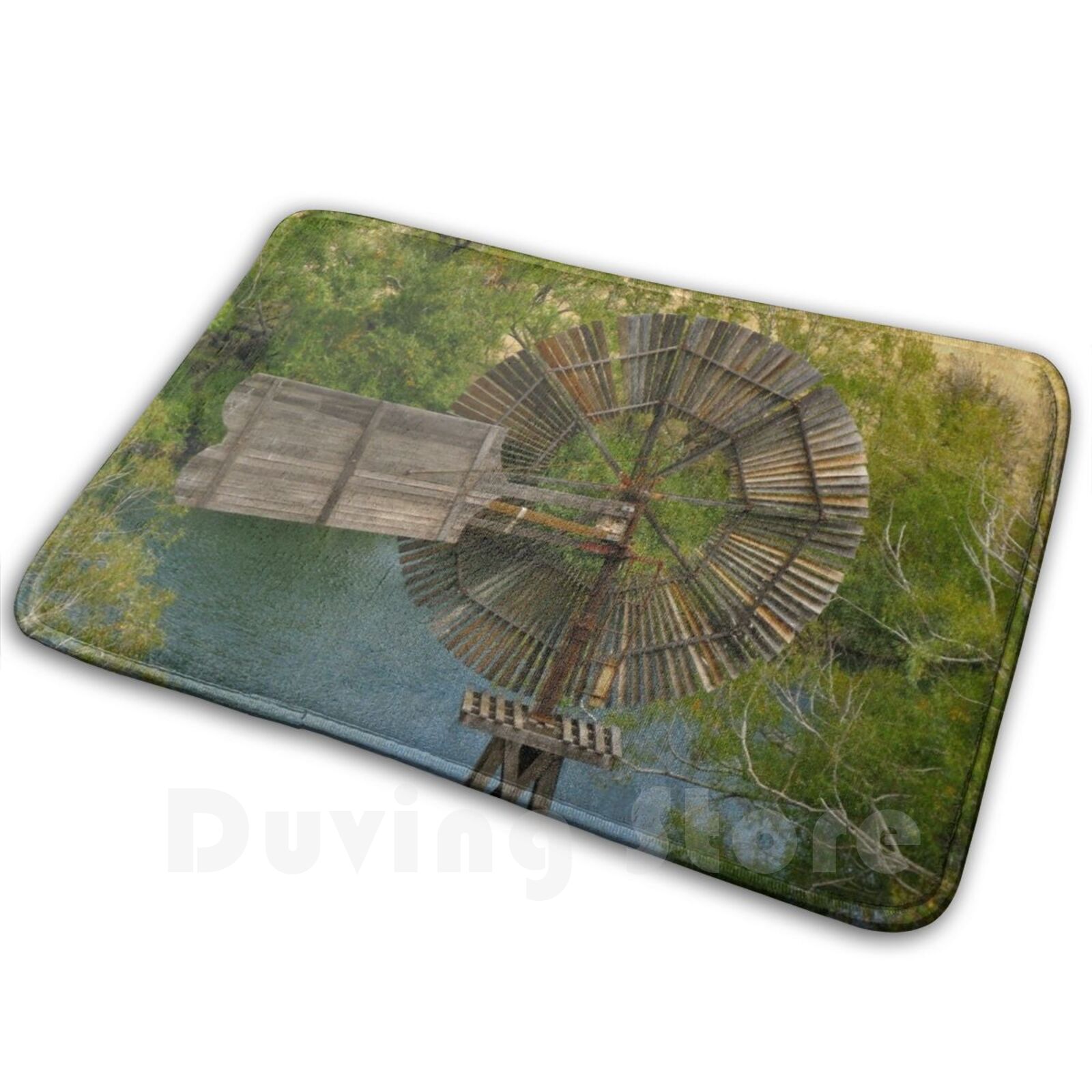 Century Textile & Sewing Supply Hours - Wooden Windmill Carpet Mat Rug Cushion