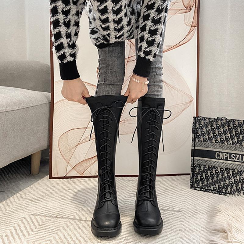 Sewing Fleece - Round Toe Fleece-Lined Elegant with Low