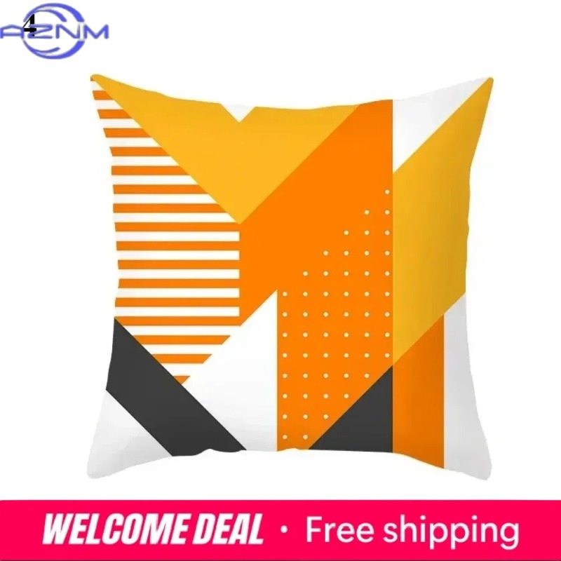 Boho Orange Abstract Cushion C - Century Textile & Sewing Supply Hours 评论和价格