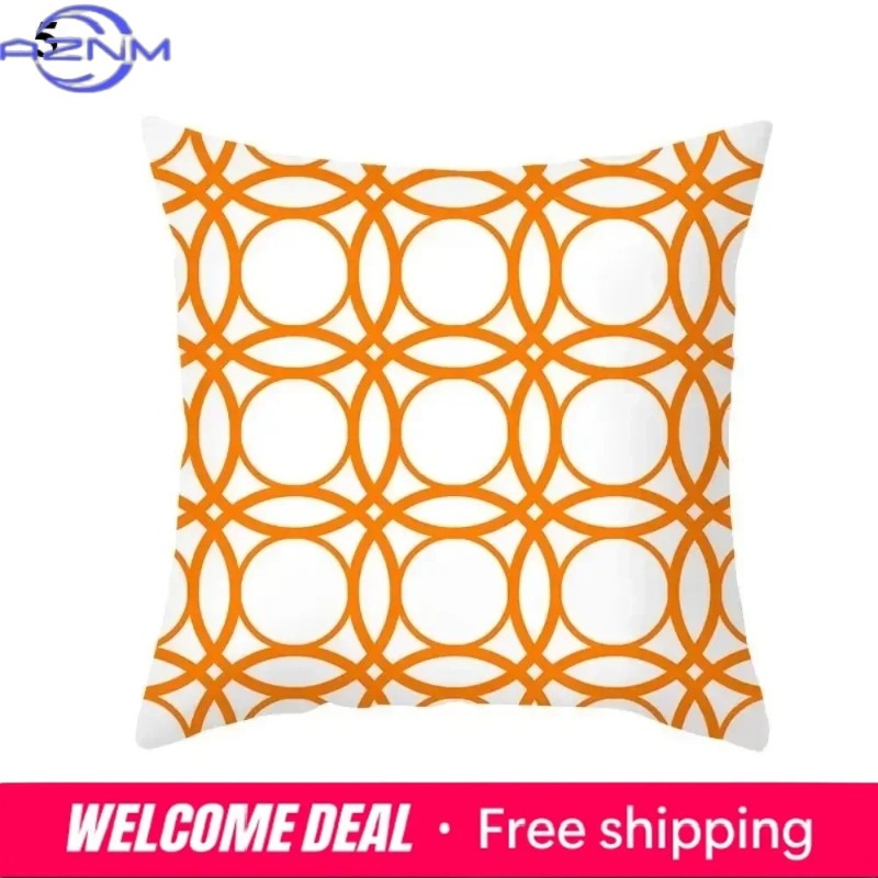 Boho Orange Abstract Cushion C - Century Textile & Sewing Supply Hours 评论和价格