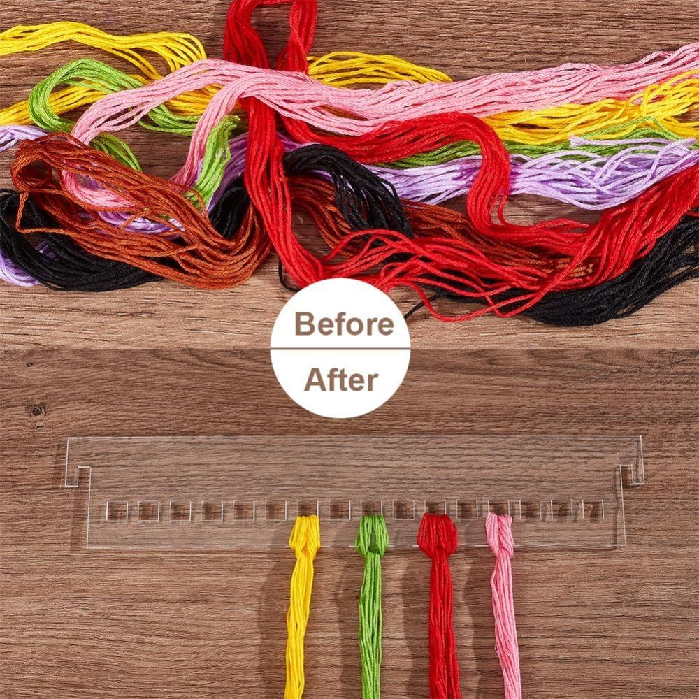 16 Positions Floss Organizer 5 - Embroidery Floss Thread 评论和价格