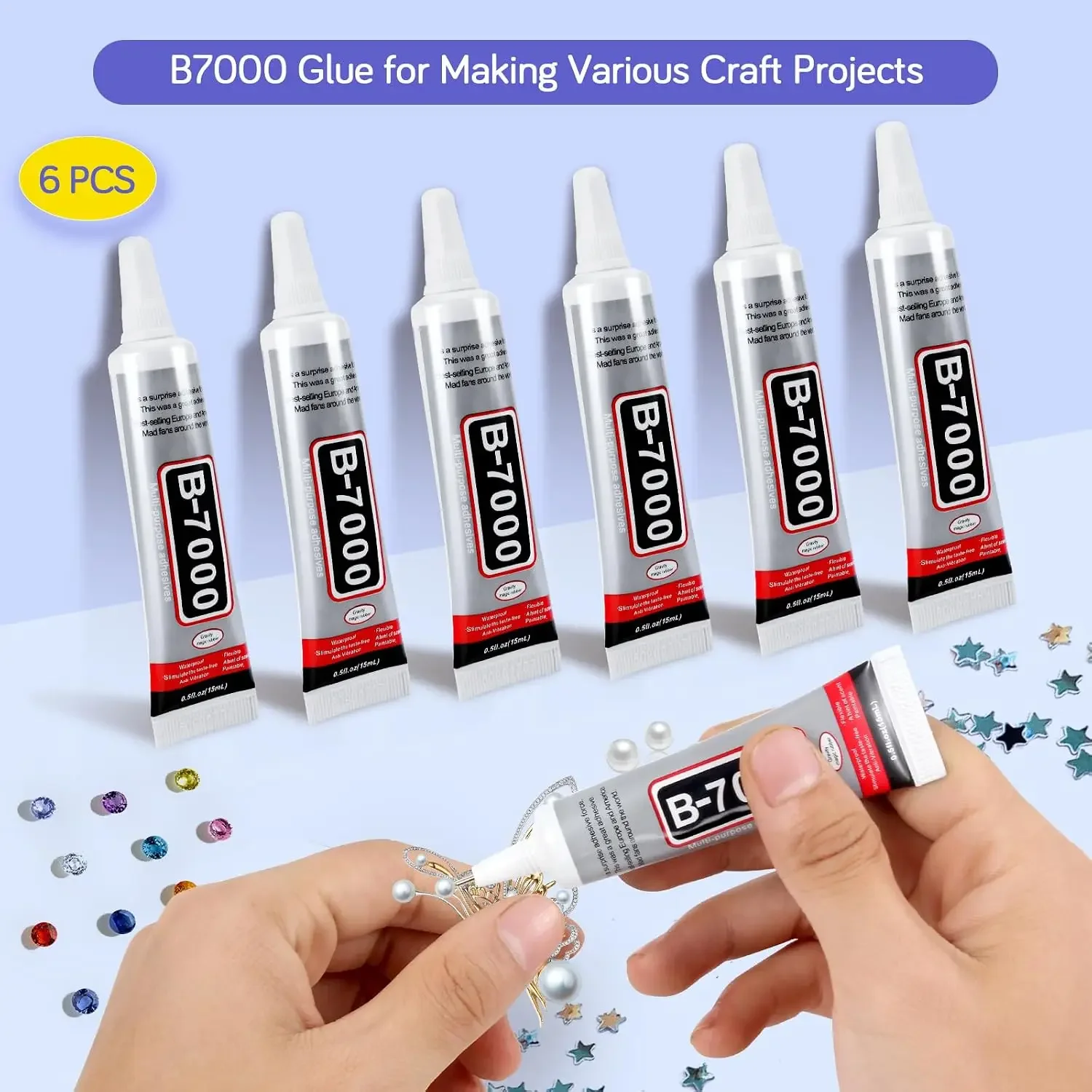 ICUTE-FITTDYHE 6PCS Jewelry Gl - Fabric Glue Bond 评论和价格