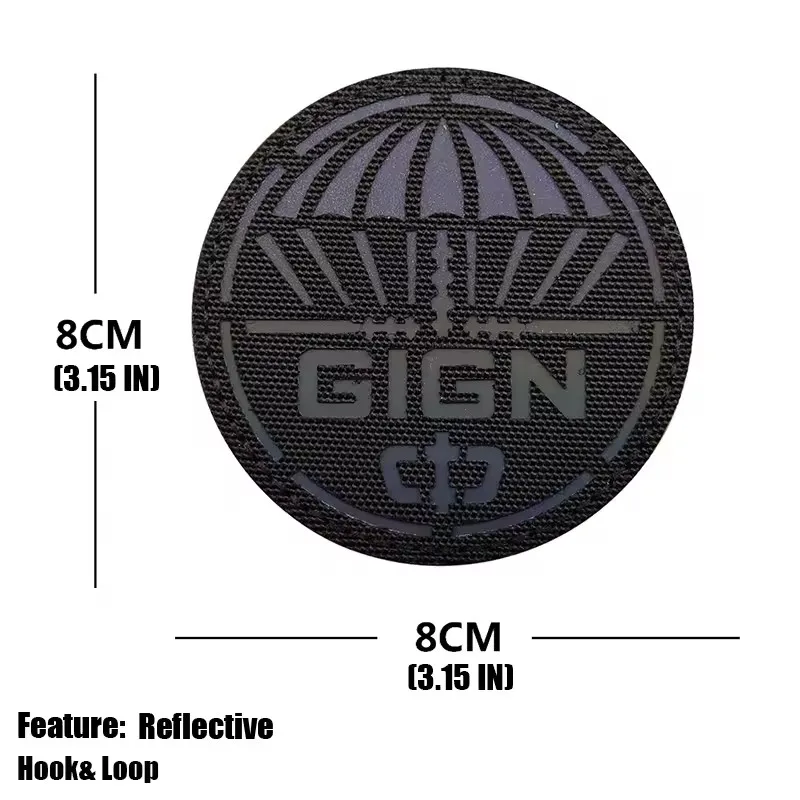 France GIGN Tactical Patches L - Sewing Jackets 评论和价格