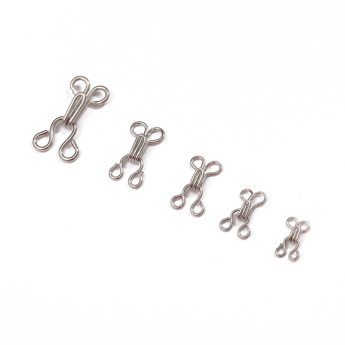 7-12mm 24pcs Cloth Hook and Ey - Hook Eye Fastener 评论和价格