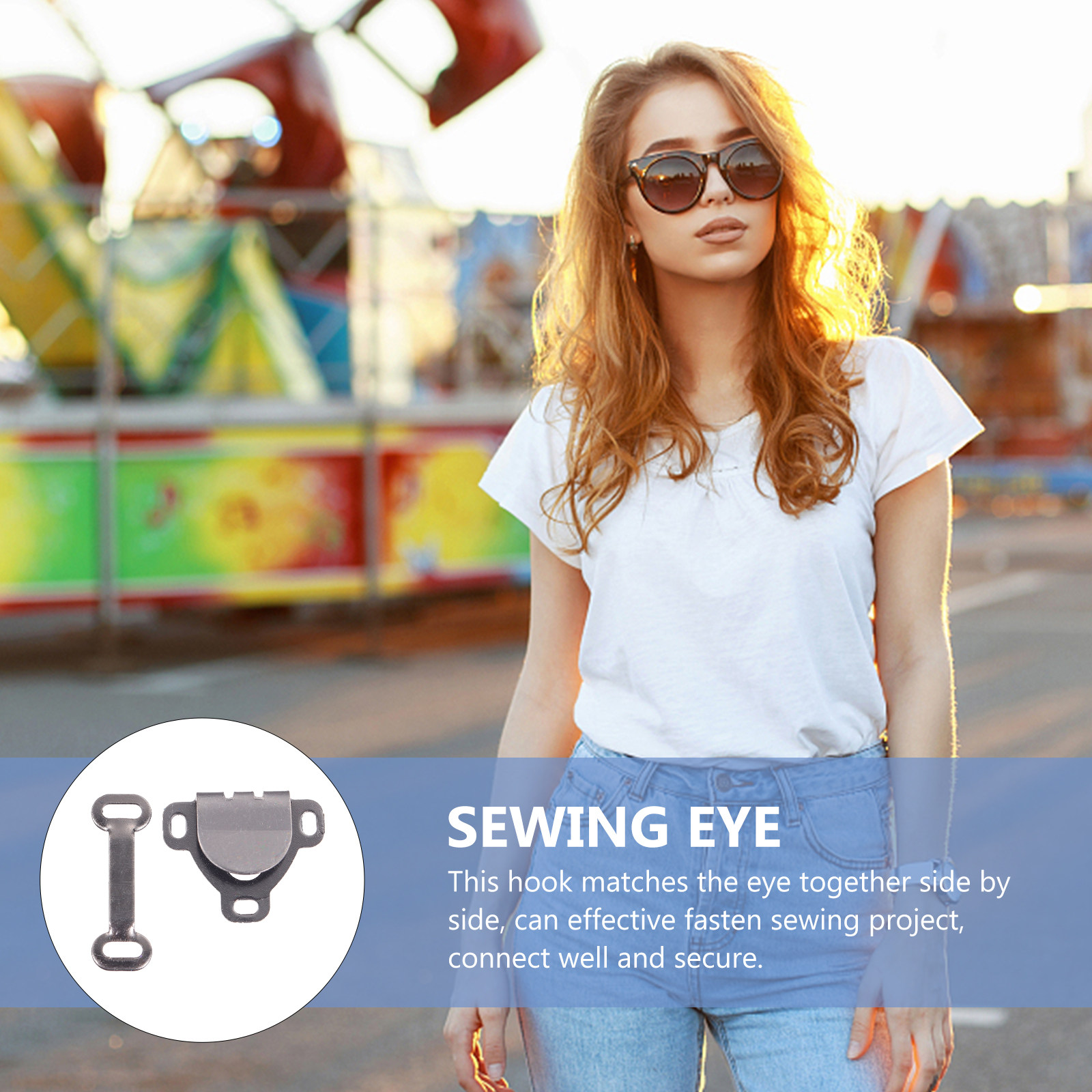 150Pcs Skirt Hooks and Eyes Se - Hook Eye Fastener 评论和价格