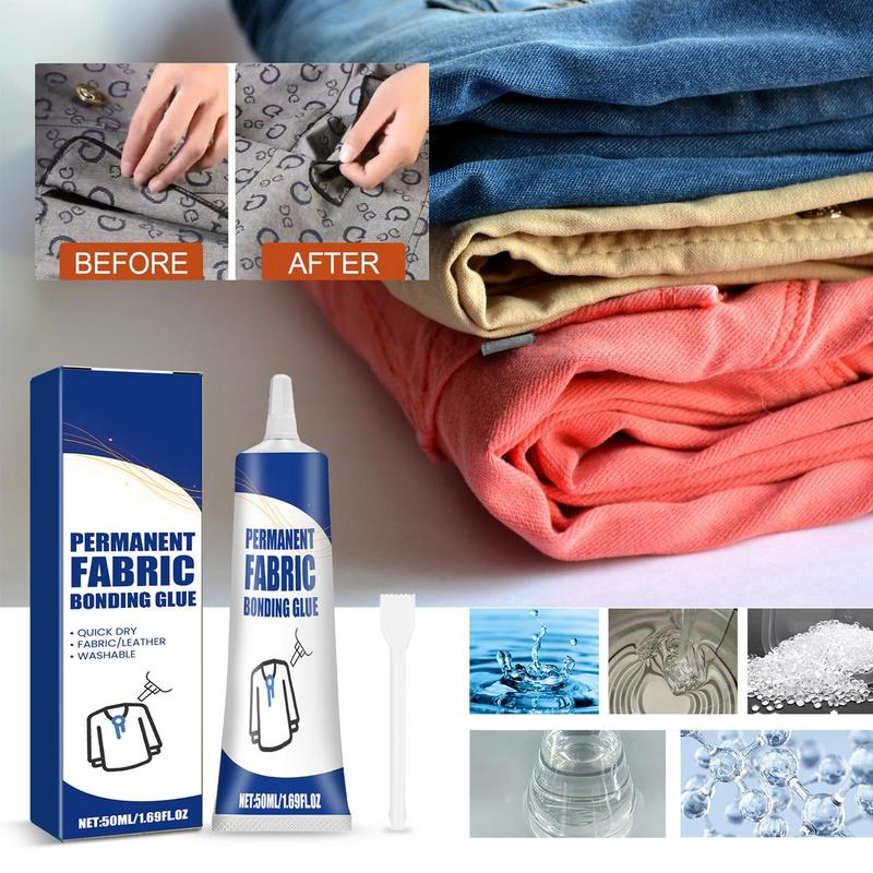 Clear Strong Adhesive Waterpro - Fabric Glue Bond 评论和价格