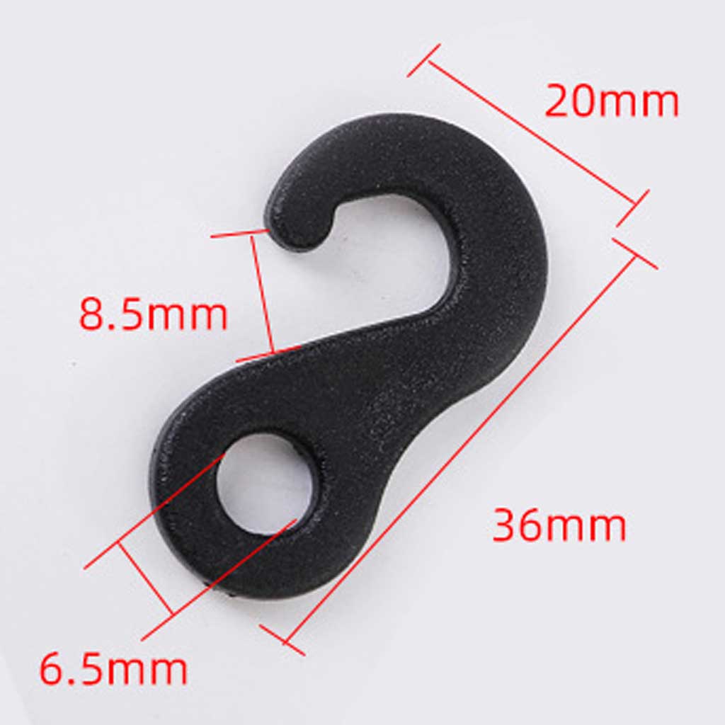 30/50/100Pcs Plastic Eye Snap  - Hook Eye Fastener 评论和价格