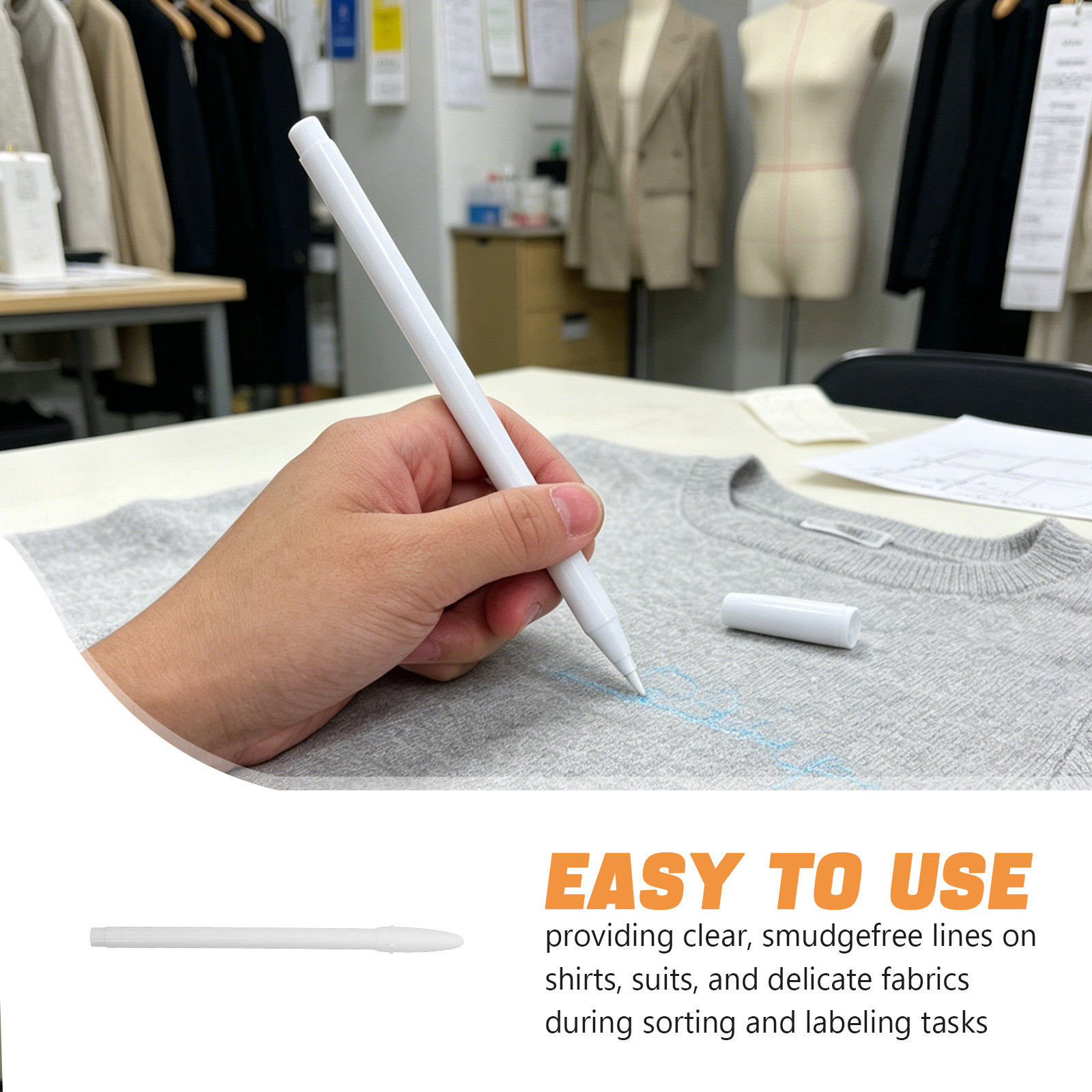 10Pcs Water Erasable Fabric Ma - Sewing Label 评论和价格
