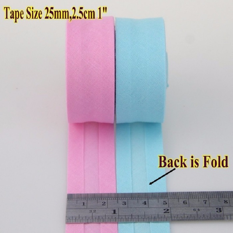 25mm Cotton Folded Bias Tape I - Binding Tape Bias 评论和价格