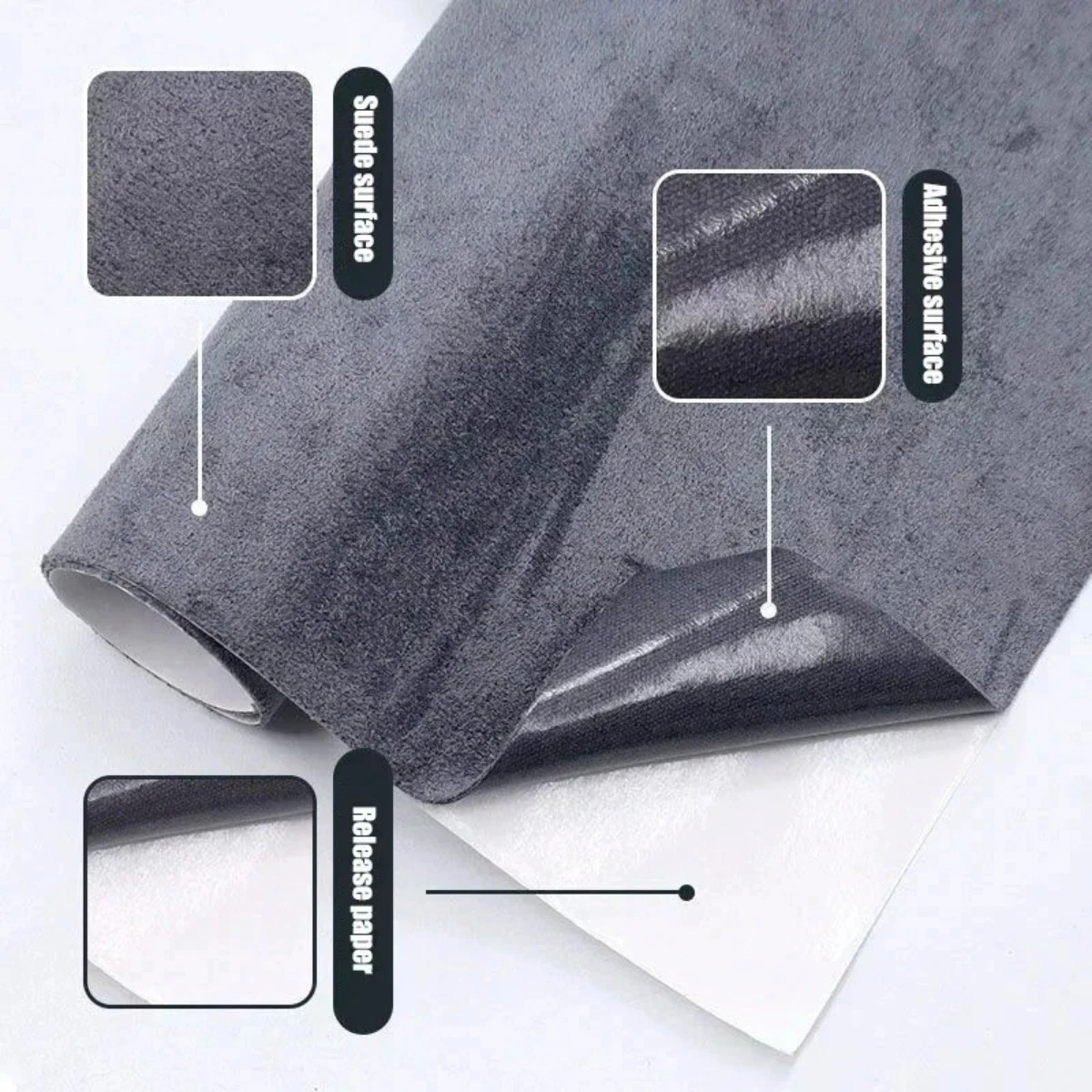 Multi Color Self Adhesive Sued - Fabric Glue Bond 评论和价格
