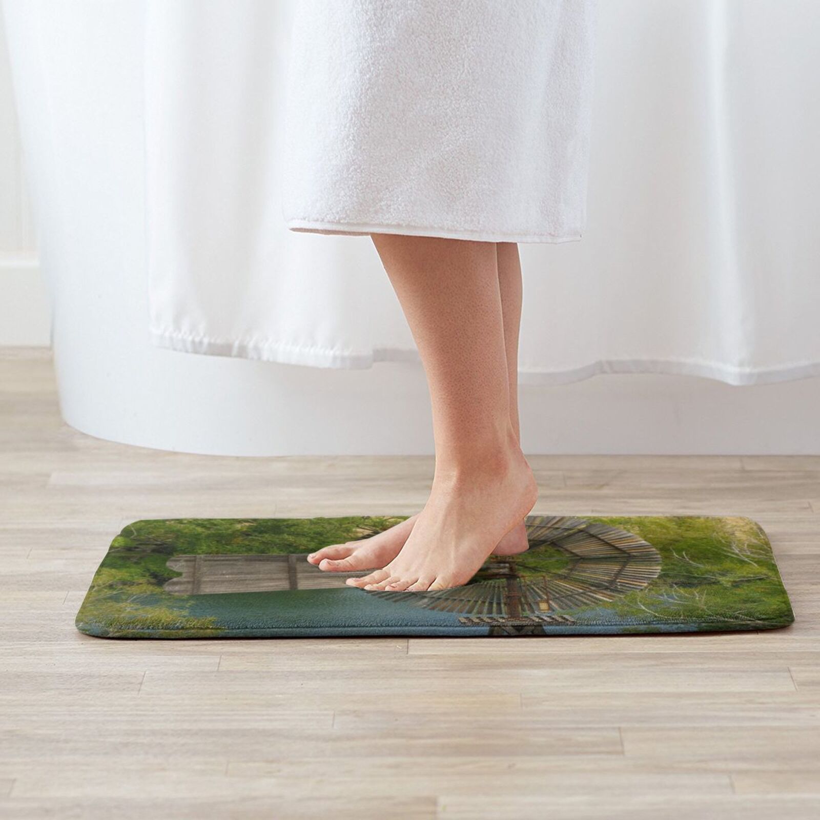 Wooden Windmill Carpet Mat Rug - Century Textile & Sewing Supply Hours 评论和价格