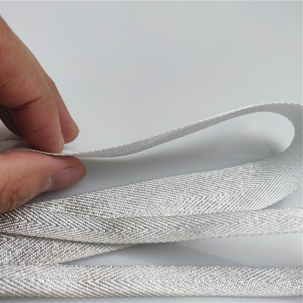 10-50mm Width Silver Twill Pol - Binding Tape Bias 评论和价格