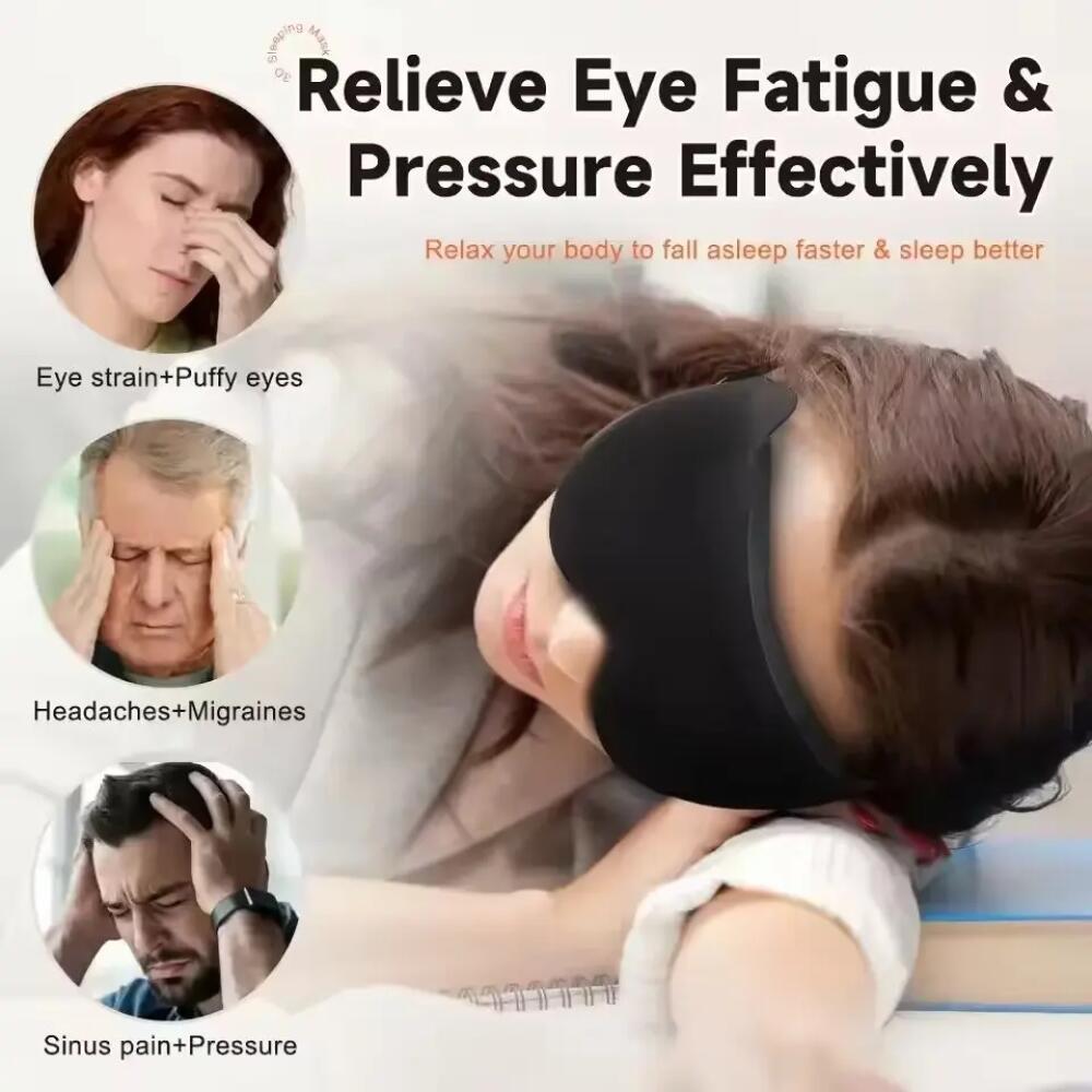 New 3D Sleep Eye Mask Stereosc - Sewing Cotton 评论和价格
