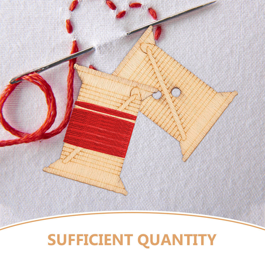 100Pcs Wooden Embroidery Floss - Embroidery Floss Thread 评论和价格