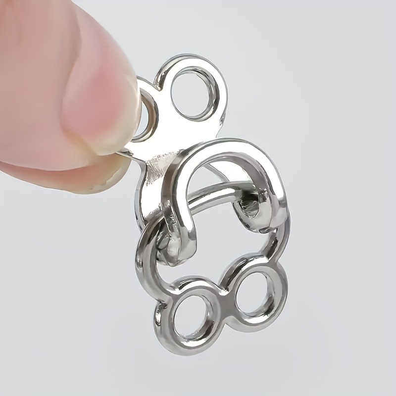 50sets Metal Alloy Invisible C - Hook Eye Fastener 评论和价格