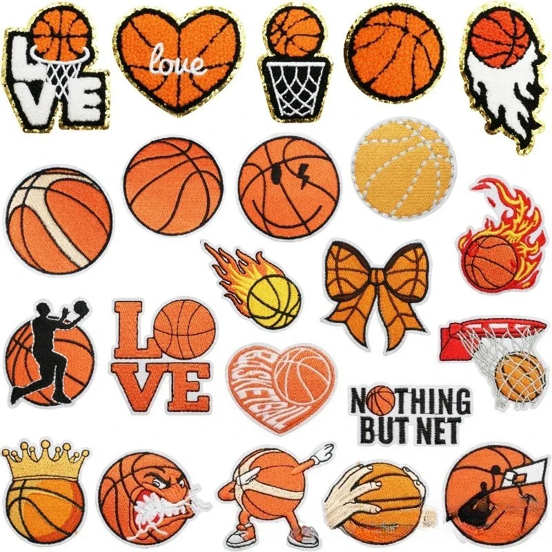 Basketball Embroidery Cloth St - Sewing Label 评论和价格