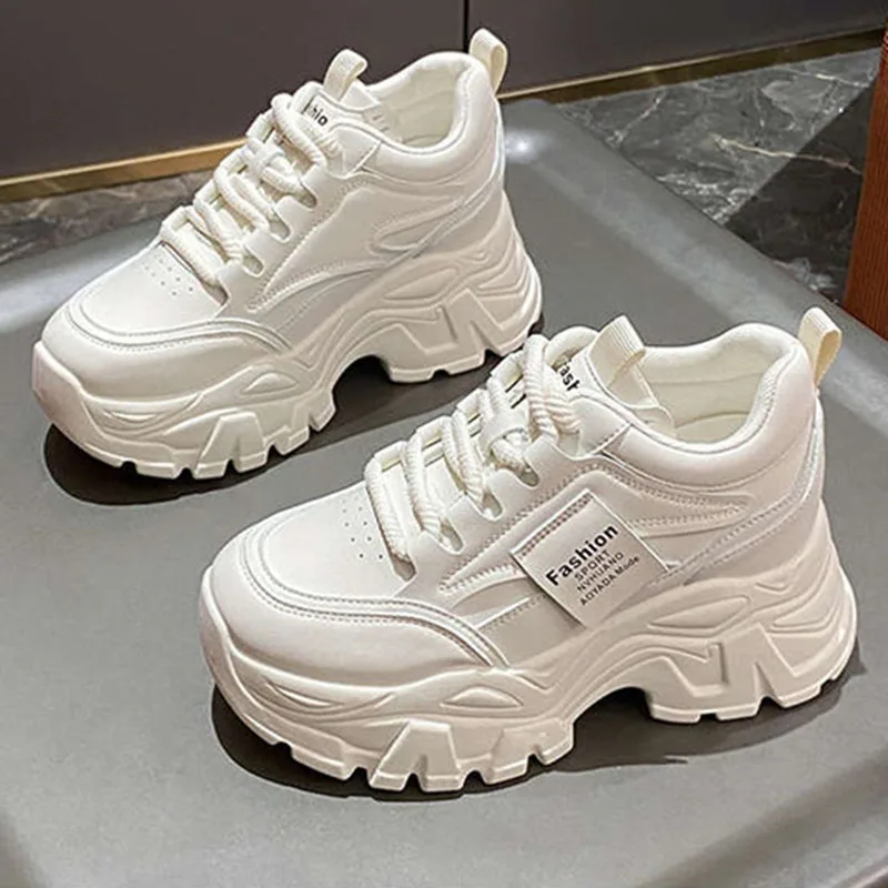 New Fashion Platform Sneakers  - Sewing Cotton 评论和价格
