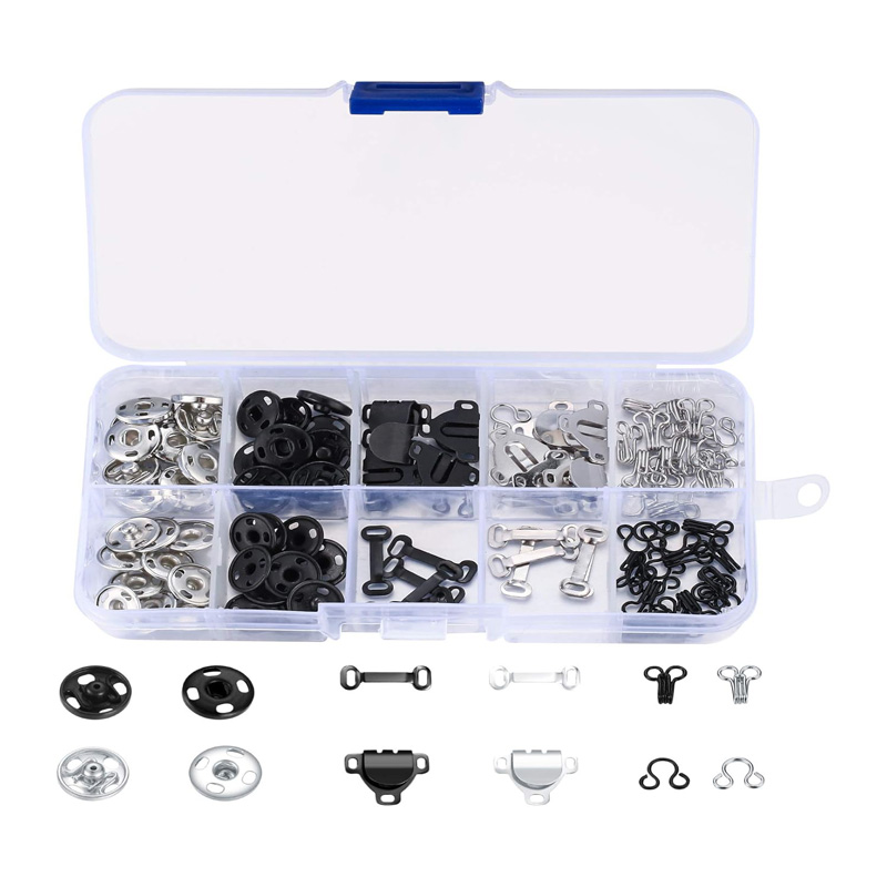 100 Pcs Sewing Hooks and Eyes  - Hook Eye Fastener 评论和价格