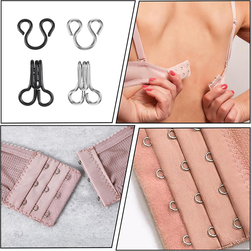 100 Pcs Sewing Hooks and Eyes  - Hook Eye Fastener 评论和价格
