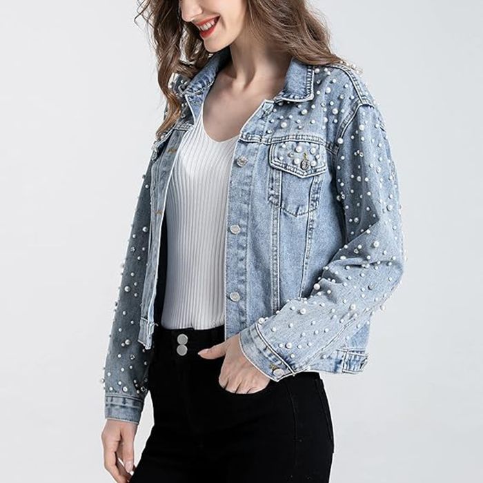 New Pearl Denim Jackets for Wo - Sewing Jackets 评论和价格