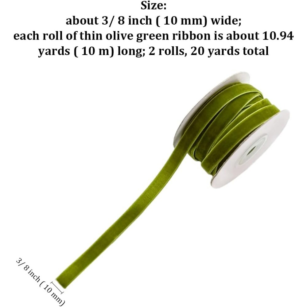 2 Rolls 21.88 Yards 3/8 Inch G - Sewing Velvet Fabric 评论和价格