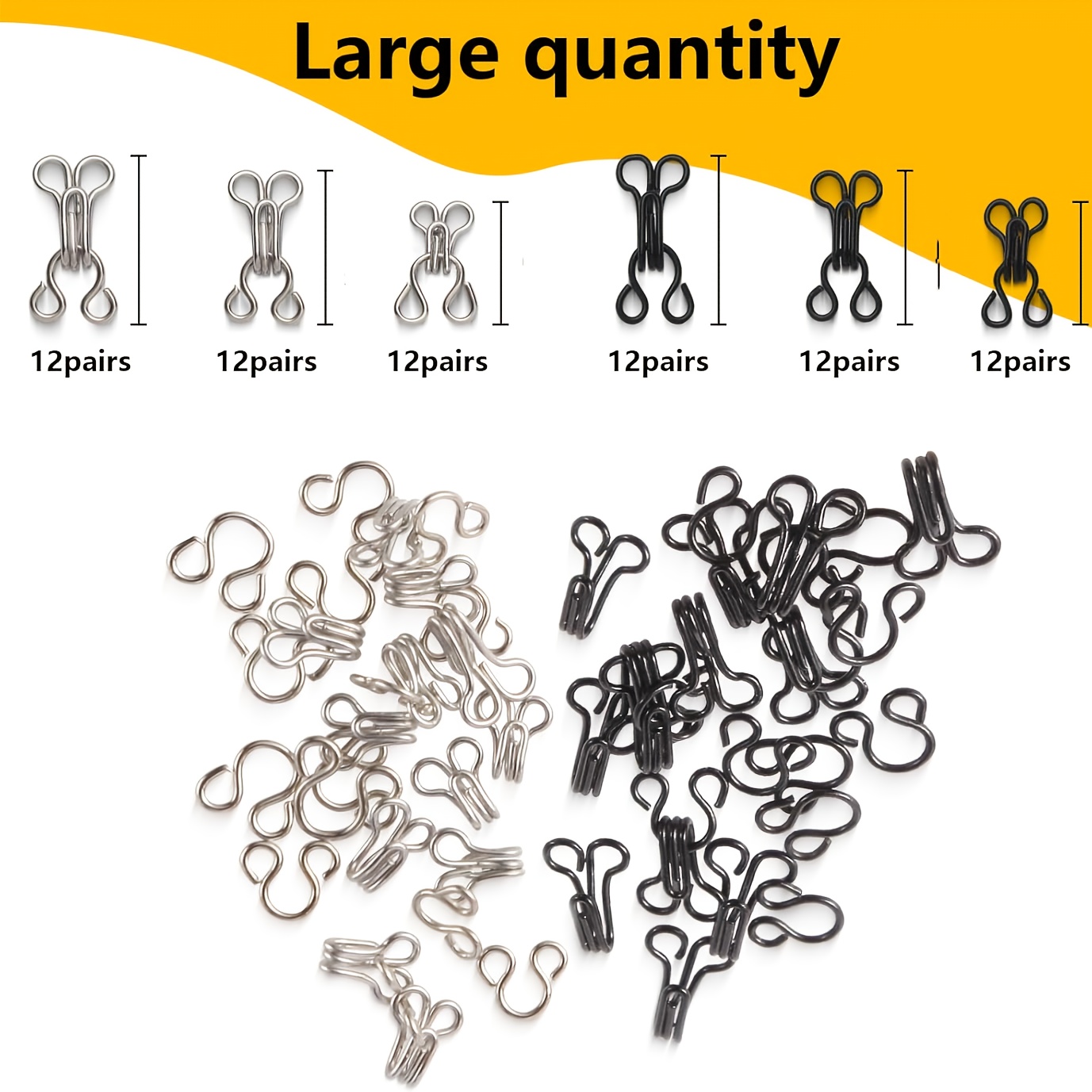 Invisible Collar Hooks and Eye - Hook Eye Fastener 评论和价格