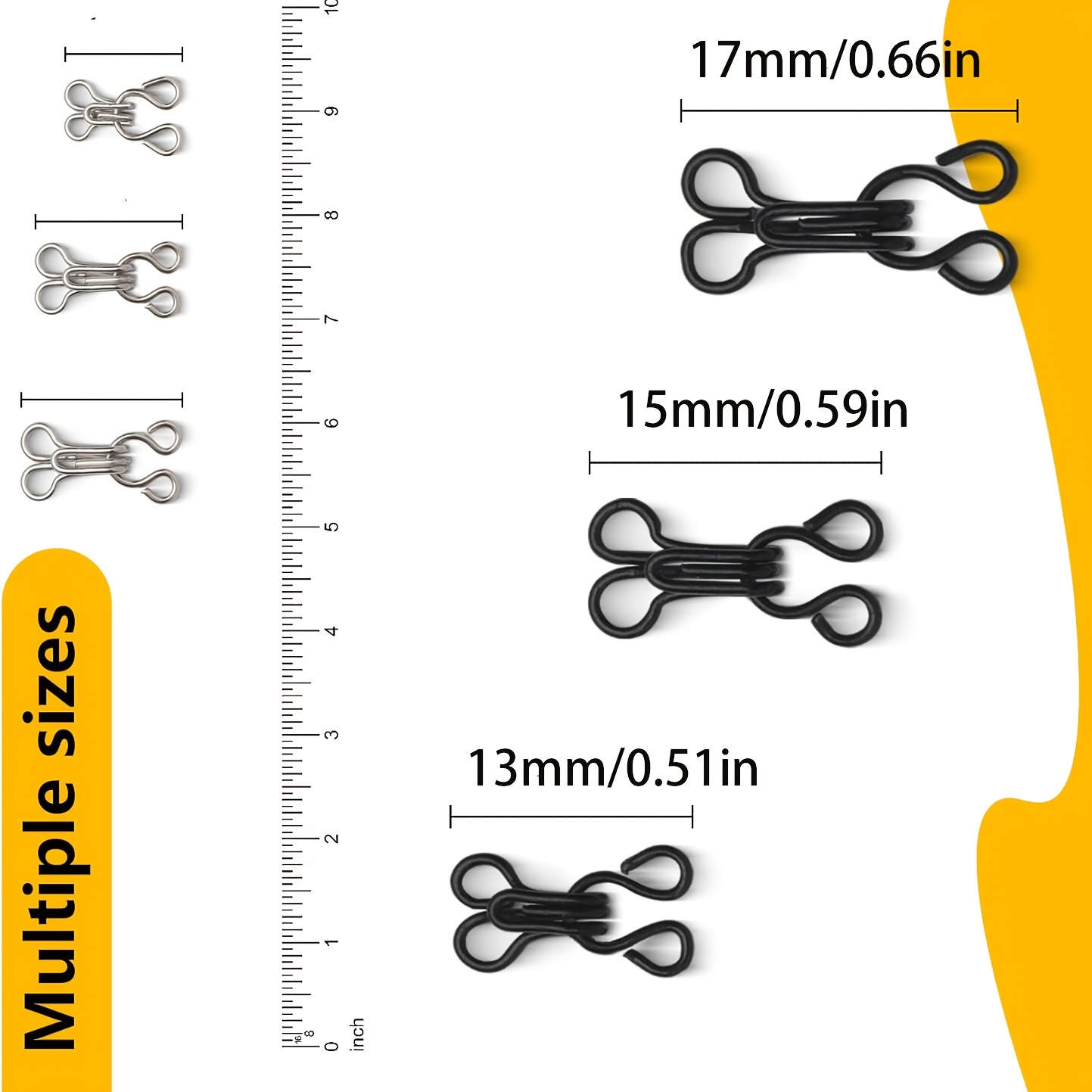 Invisible Collar Hooks and Eye - Hook Eye Fastener 评论和价格