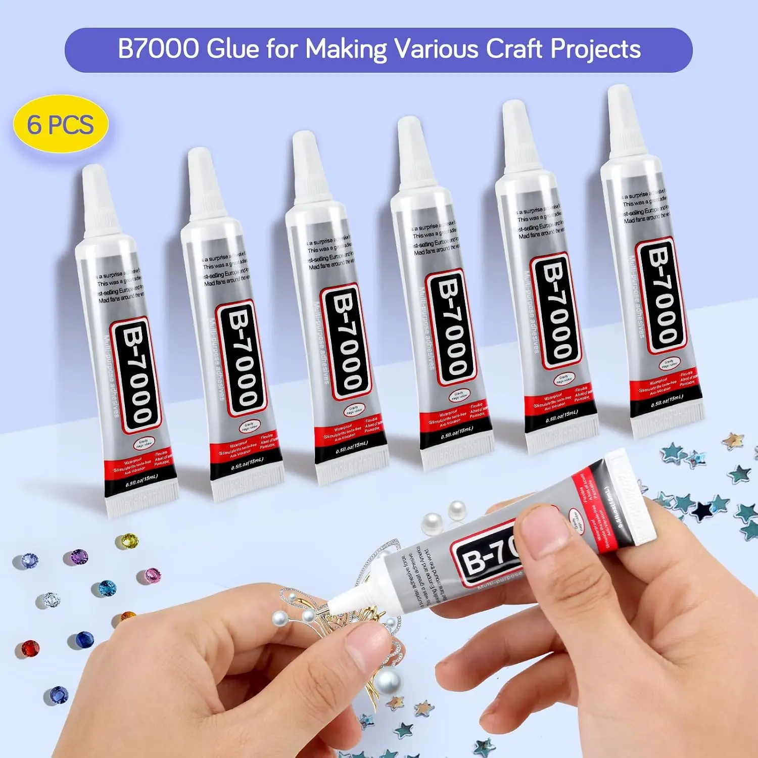 ICUTE-FITTDYHE 6PCS Jewelry Gl - Fabric Glue Bond 评论和价格