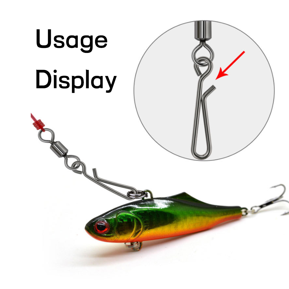 100pcs Saltwater Fishing Stain - Hook Eye Fastener 评论和价格