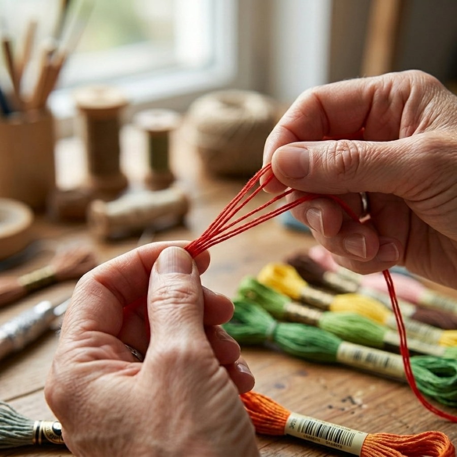 100 Colors Cotton DMC Cross Fl - Embroidery Floss Thread 评论和价格