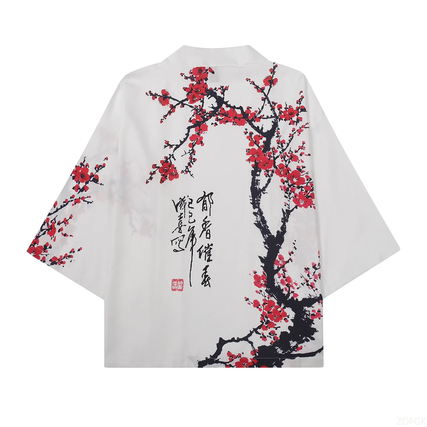 Summer Women Flower Print Kimo - Sewing V 评论和价格