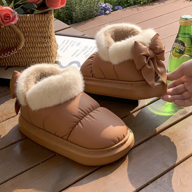 New Winter Warm Women Slippers - Sewing Cotton 评论和价格