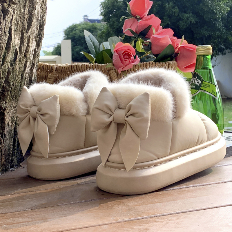 New Winter Warm Women Slippers - Sewing Cotton 评论和价格