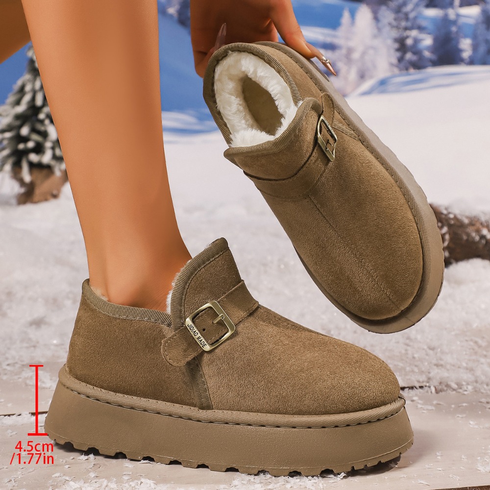 Women's Winter Snow Boots Thic - Sewing Fleece 评论和价格