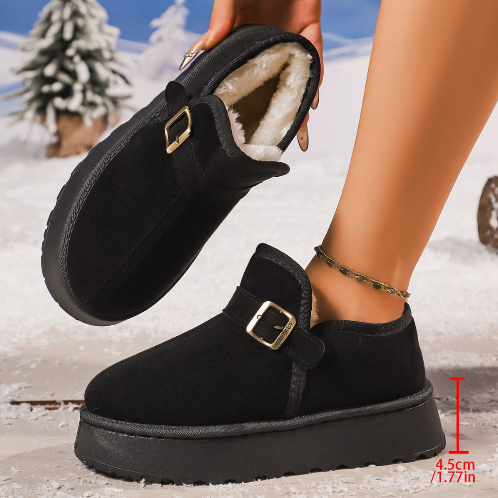Women's Winter Snow Boots Thic - Sewing Fleece 评论和价格