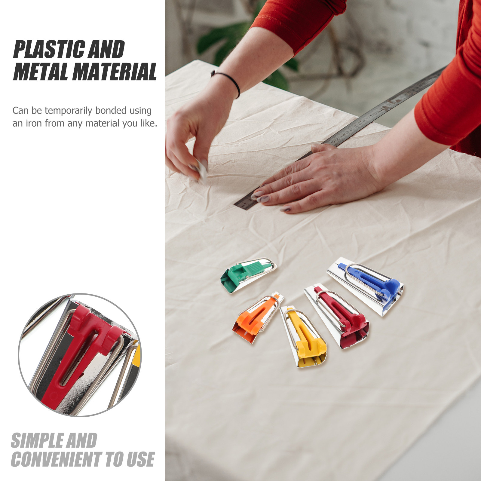 1Set Bias Tape Maker Set DIY S - Binding Tape Bias 评论和价格