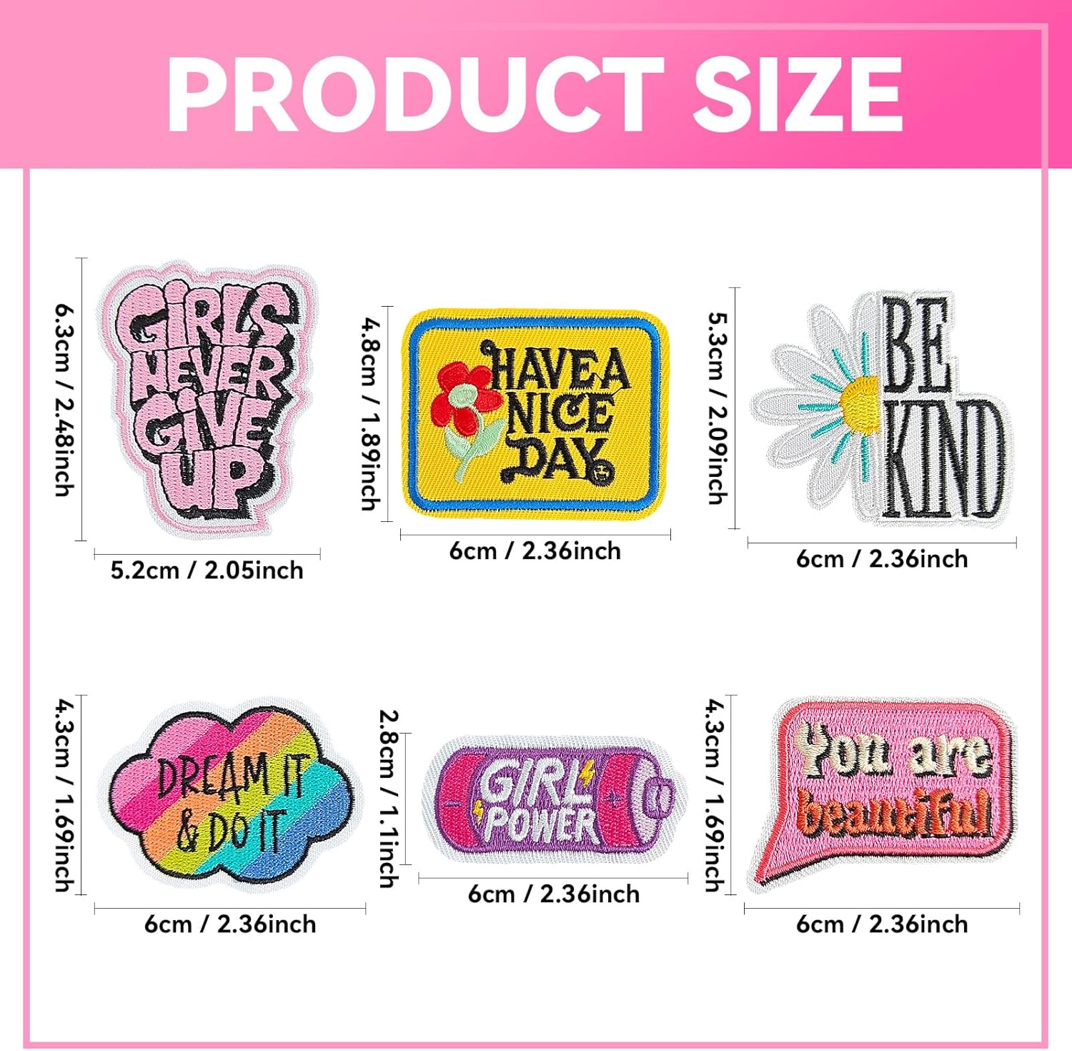 25Pcs Phrase Iron on Patches f - Sewing Jackets 评论和价格