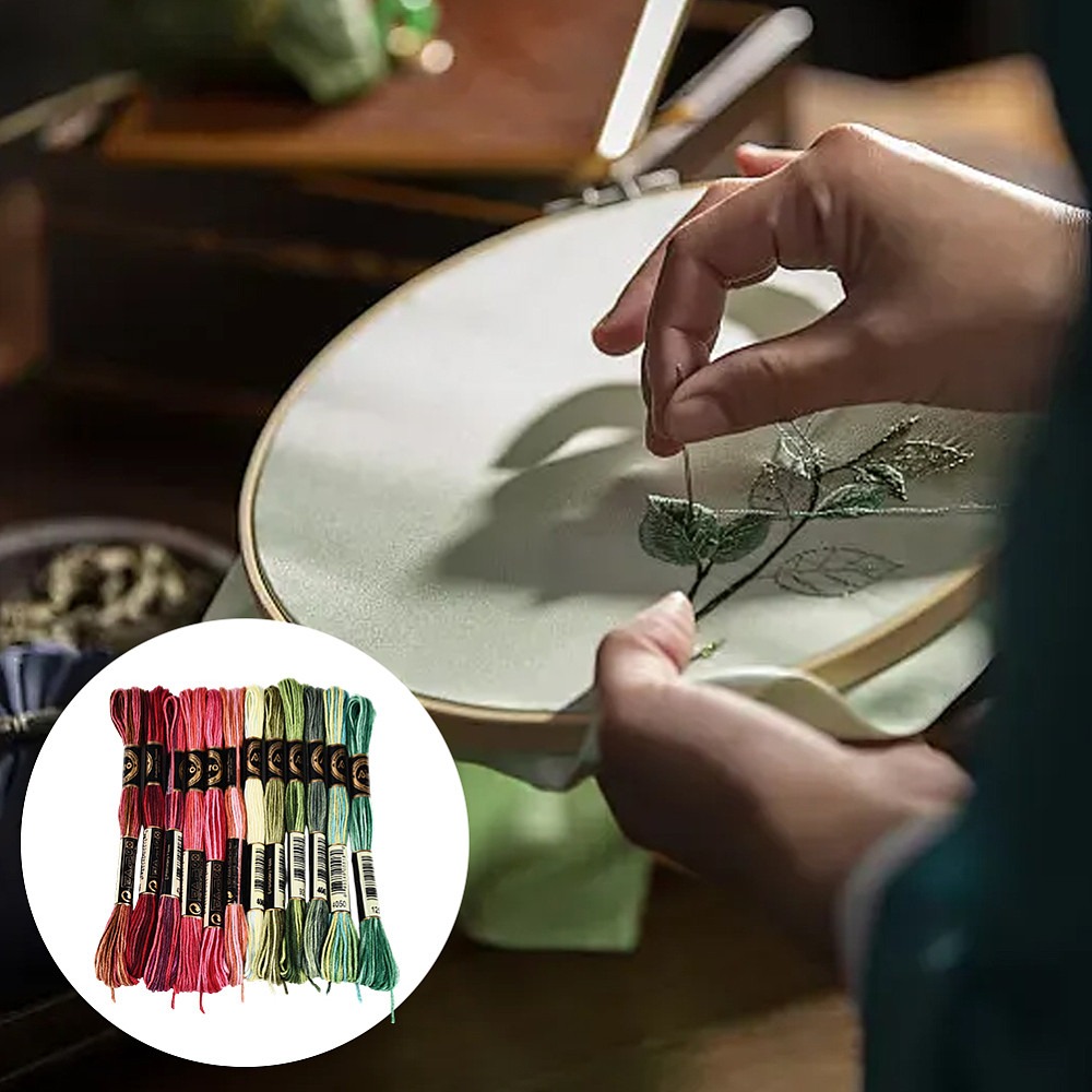 105 Yards Stitch Floss Embroid - Embroidery Floss Thread 评论和价格