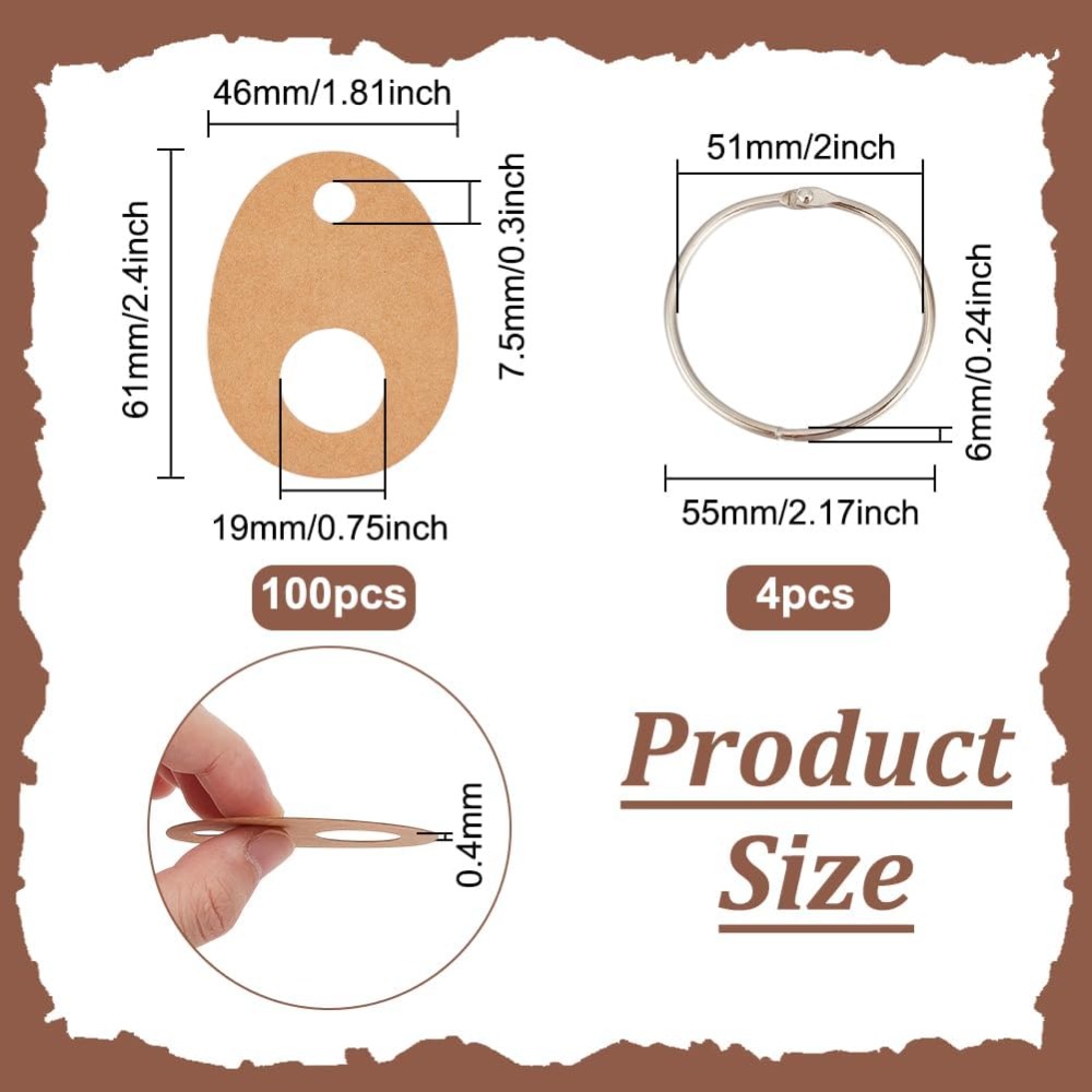 100Pcs Teardrop Floss Thread D - Embroidery Floss Thread 评论和价格