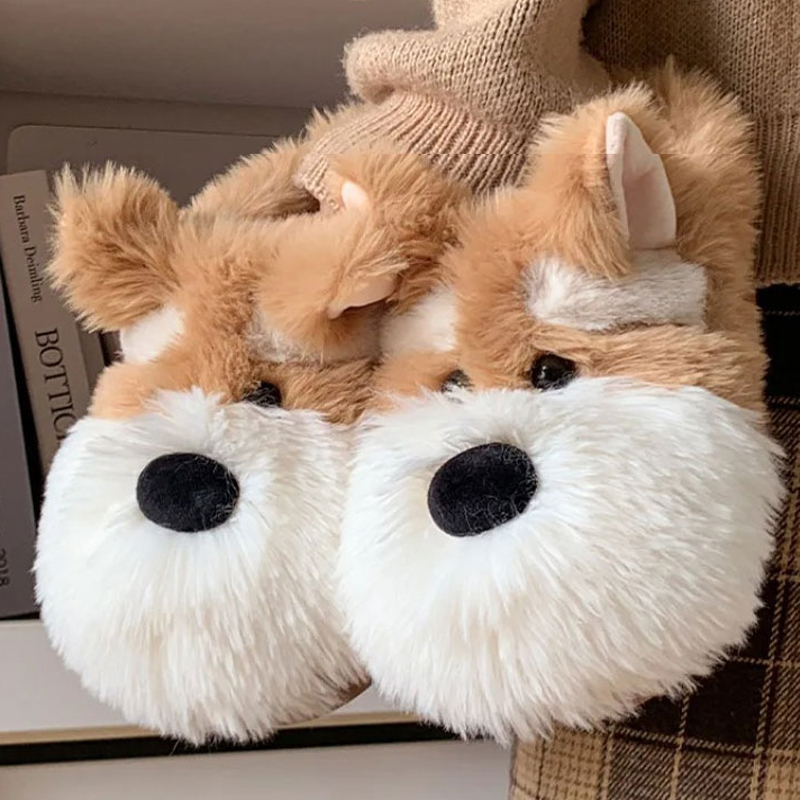 Dog Home Fuzzy Slipper Women P - Sewing Fleece 评论和价格