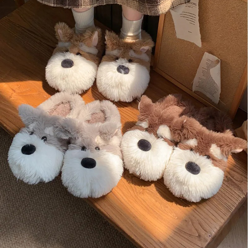 Dog Home Fuzzy Slipper Women P - Sewing Fleece 评论和价格